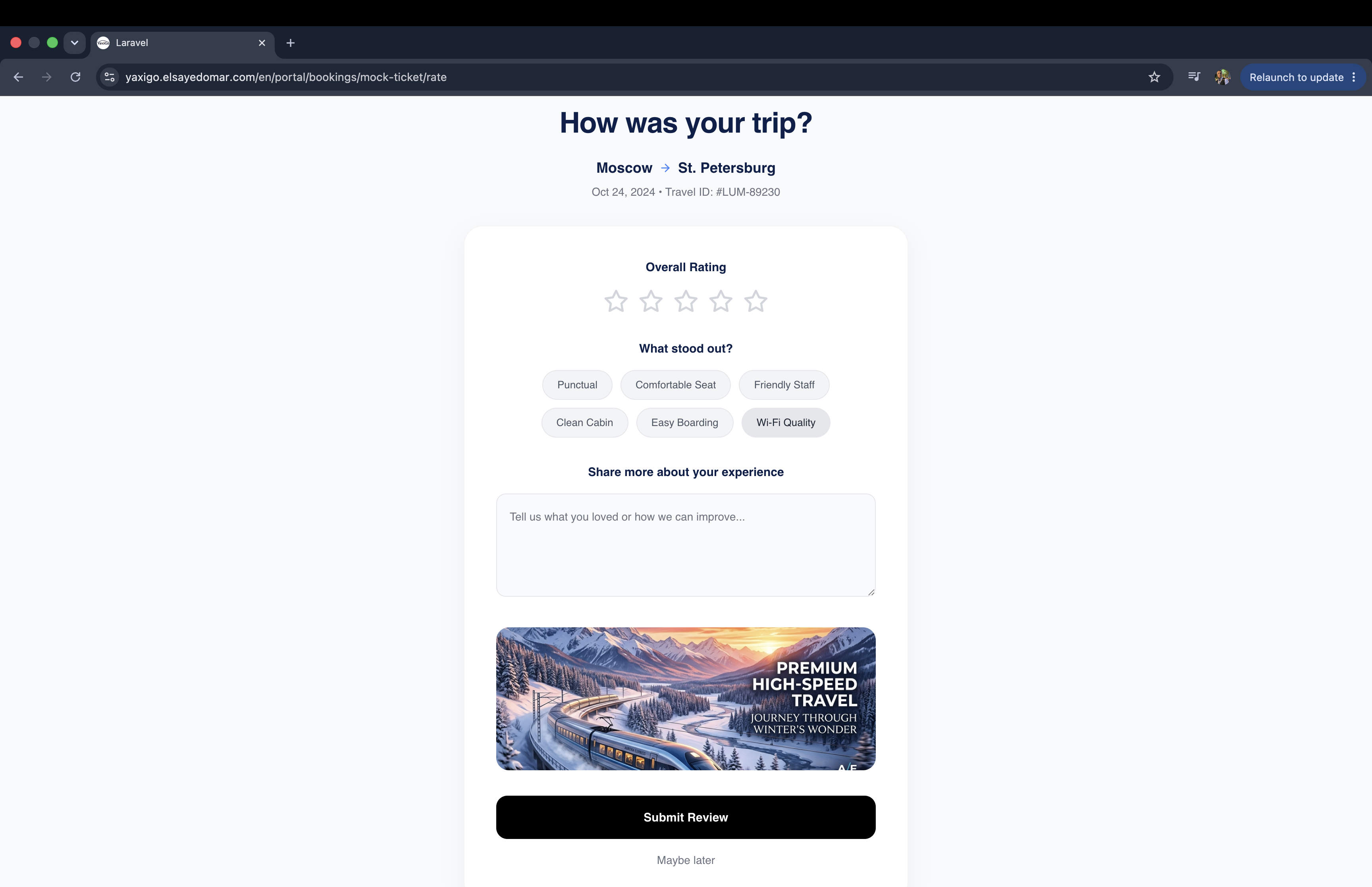 YaxiGo – International Travel Booking Platform